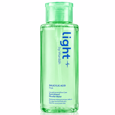 Wardah, Light+ Acne & Pore Care Pure Mineral Micellar Water 300ml
