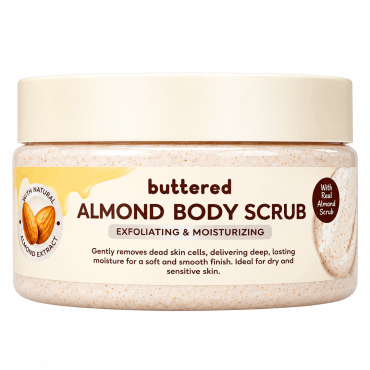 Buttered, Almond Body Scrub 200ml
